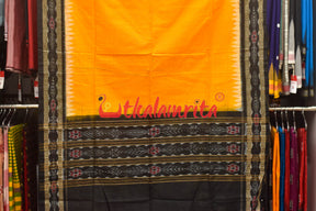 Utkala Lakhmi Yellow Black Dress Set