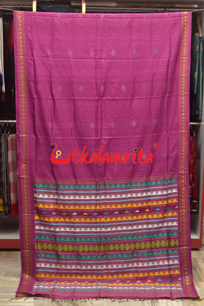 Pink Dongria Gopalpur Tussar Saree