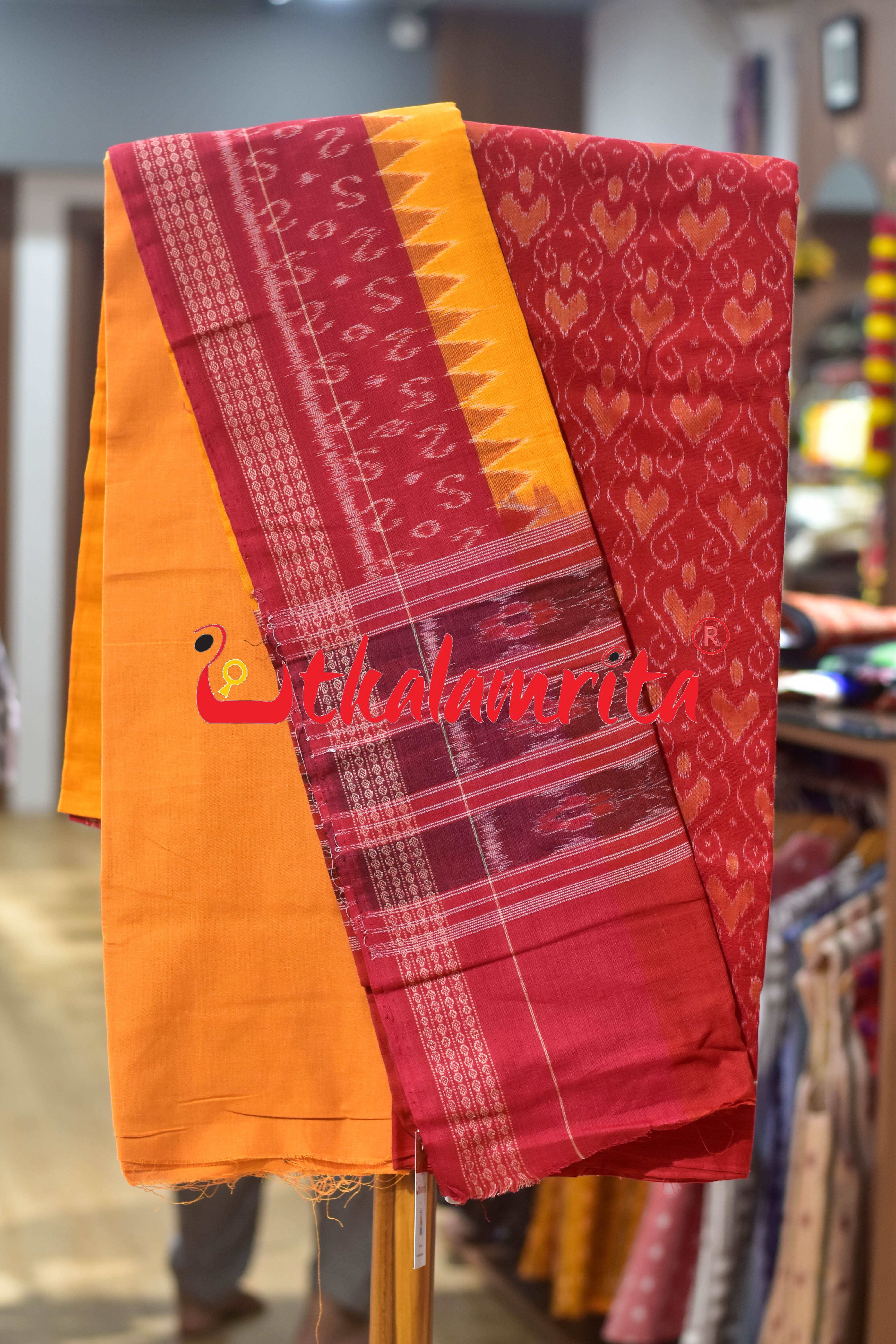 Red Yellow Hearts Dress Set