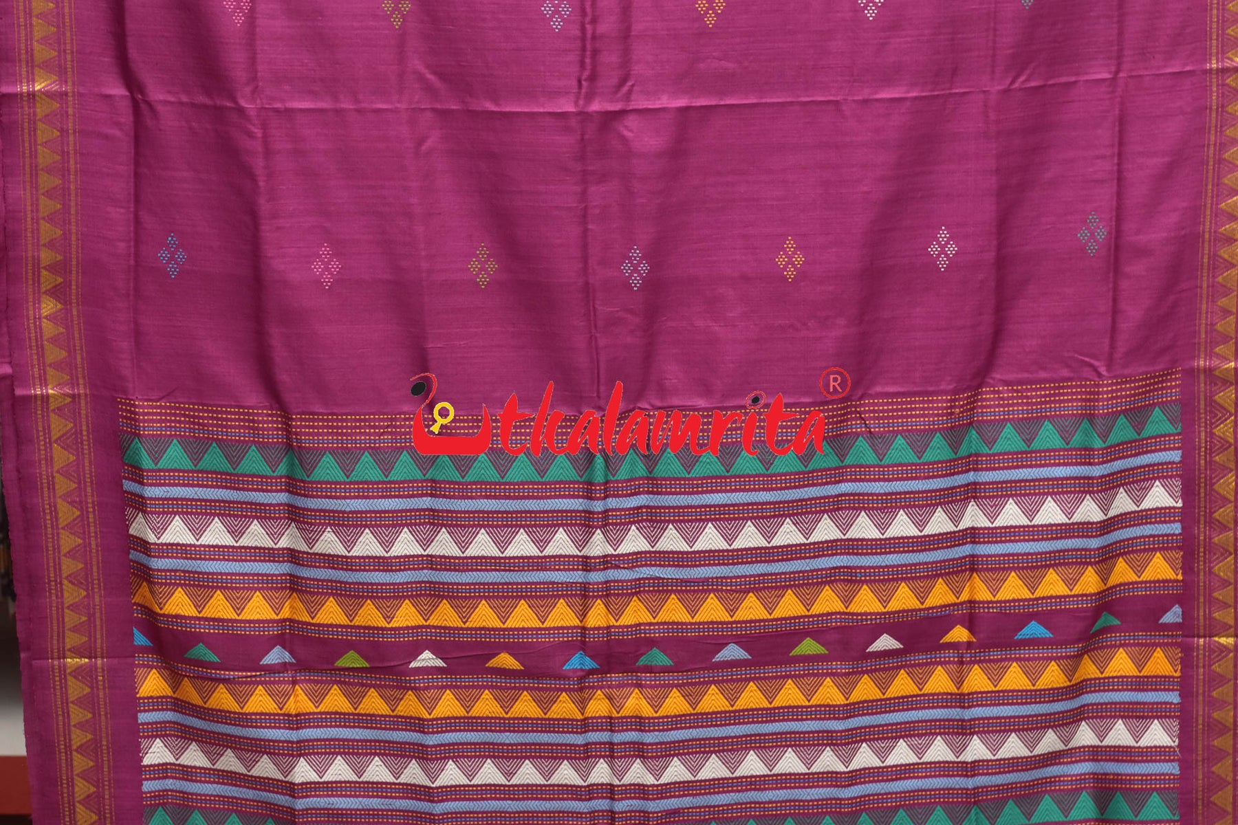 Pink Dongria Gopalpur Tussar Saree