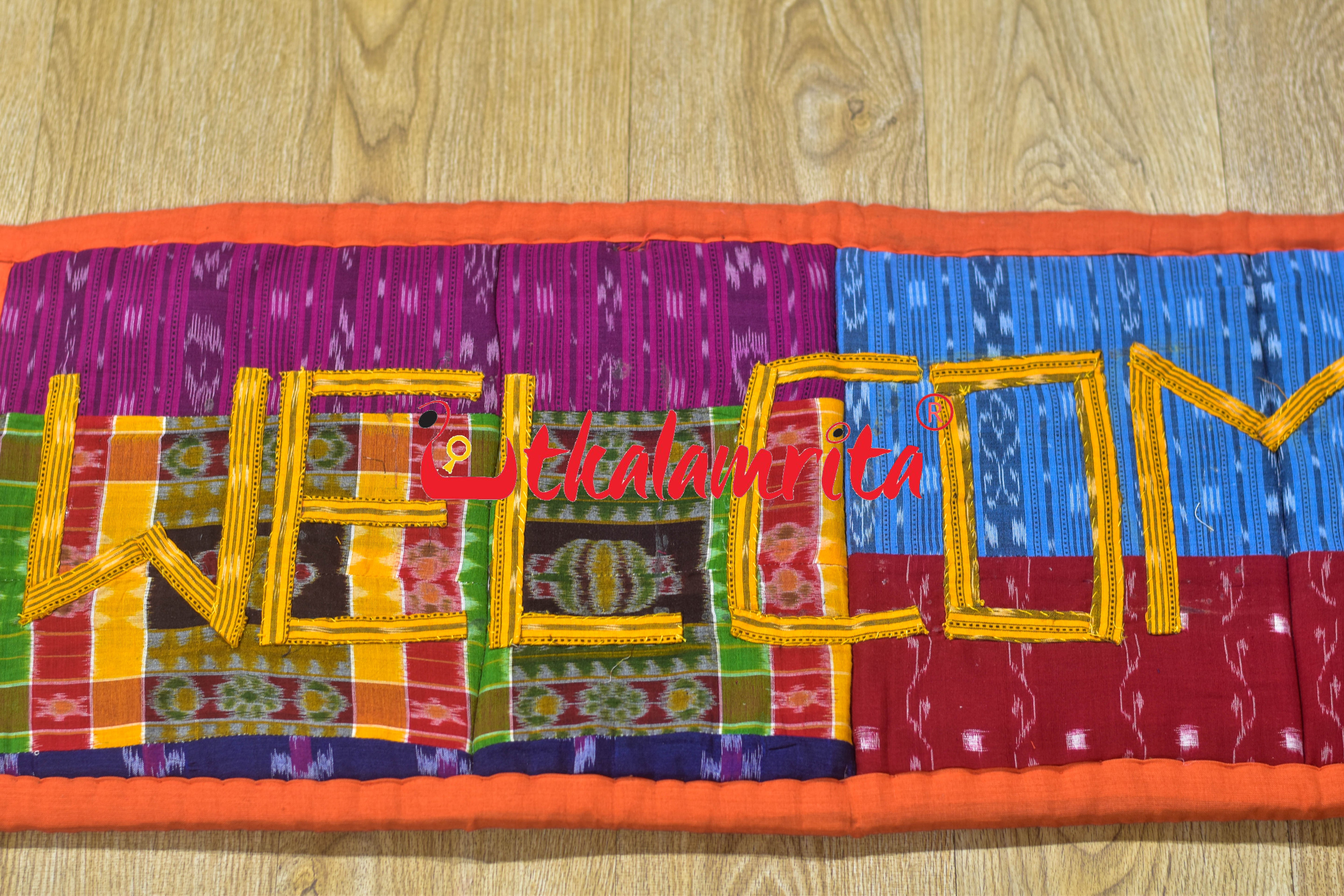 Small Ikat Welcome Floor Mat