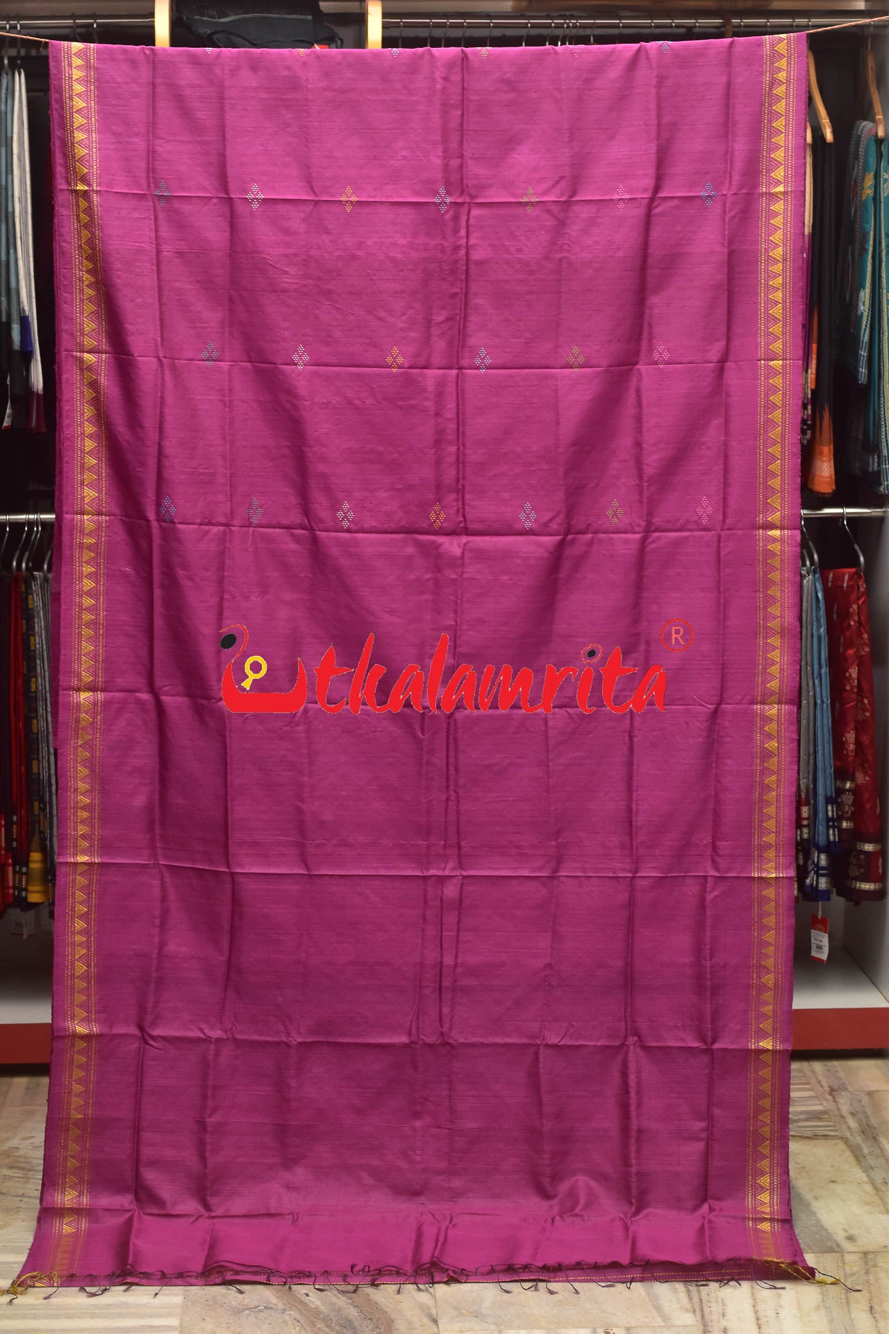 Pink Dongria Gopalpur Tussar Saree