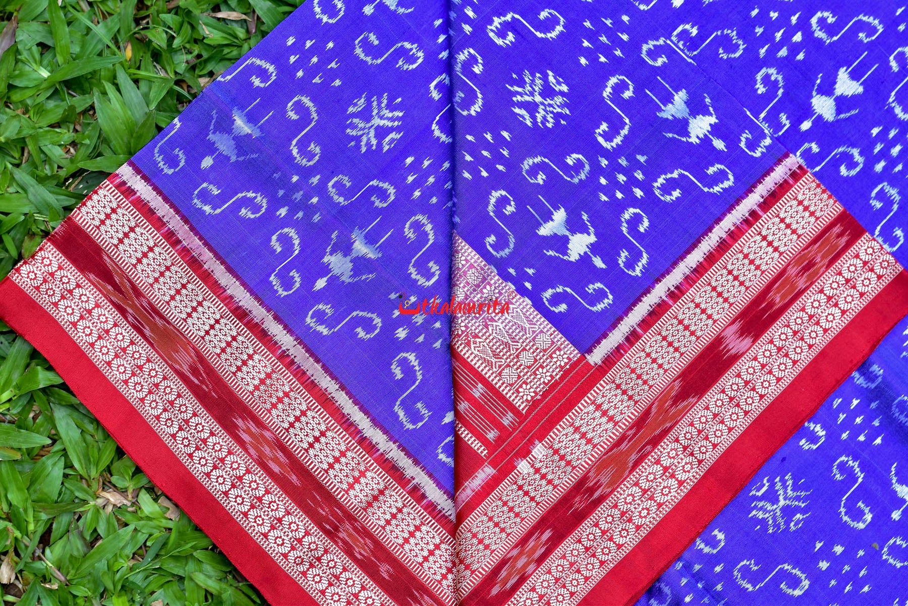 New Blues Sambalpuri Silk Saree