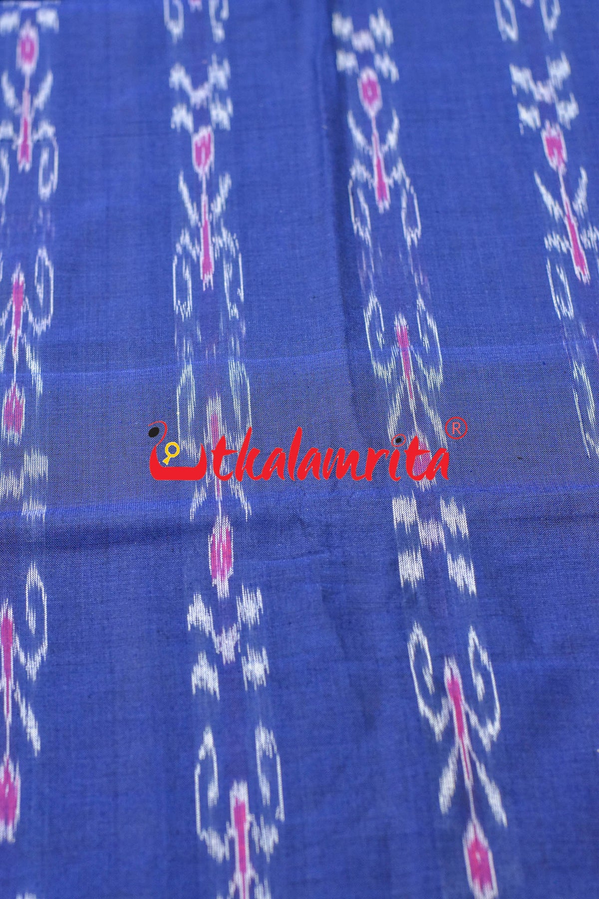 Blue Pasapali and Kadha (Fabric)