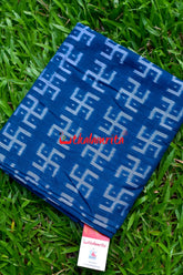 Swastika Teal (Fabric)