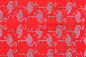 Red Cranes Cotton (Fabric)