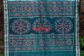 Baby Pink Tribal Khandua Cotton Saree with Bp