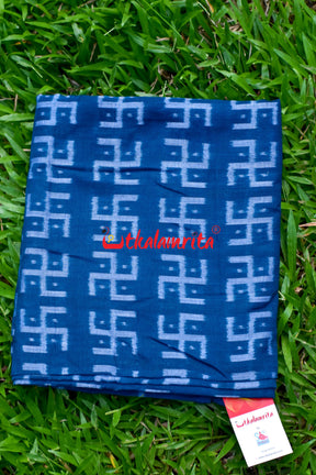 Swastika Teal (Fabric)