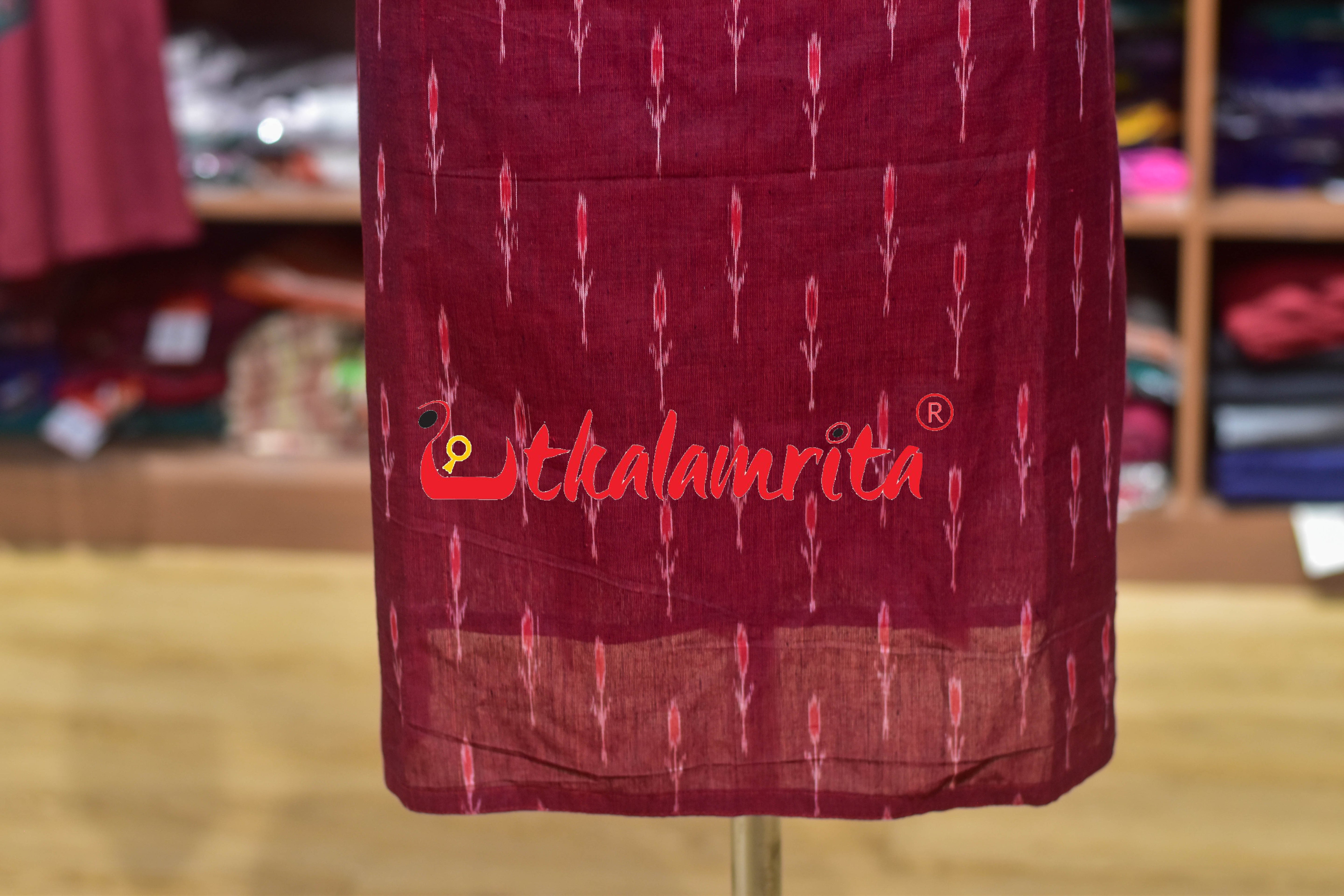 Maroon Labanga Total Pasapali (Ladies Kurti)