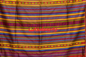 Blue Red Mayurachandrika Dongria Silk Saree