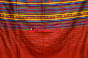 Blue Red Mayurachandrika Dongria Silk Saree