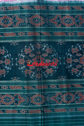 Baby Pink Tribal Khandua Cotton Saree with Bp