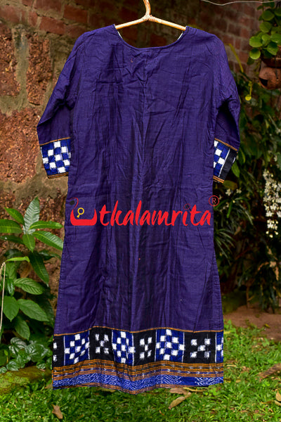 Blue Mini Bichitrapuri Designer (Ladies' Kurti)