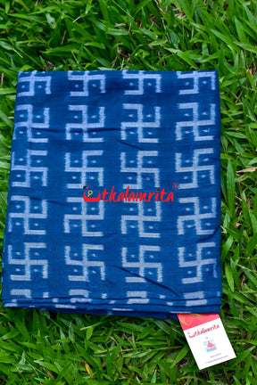 Swastika Teal (Fabric)