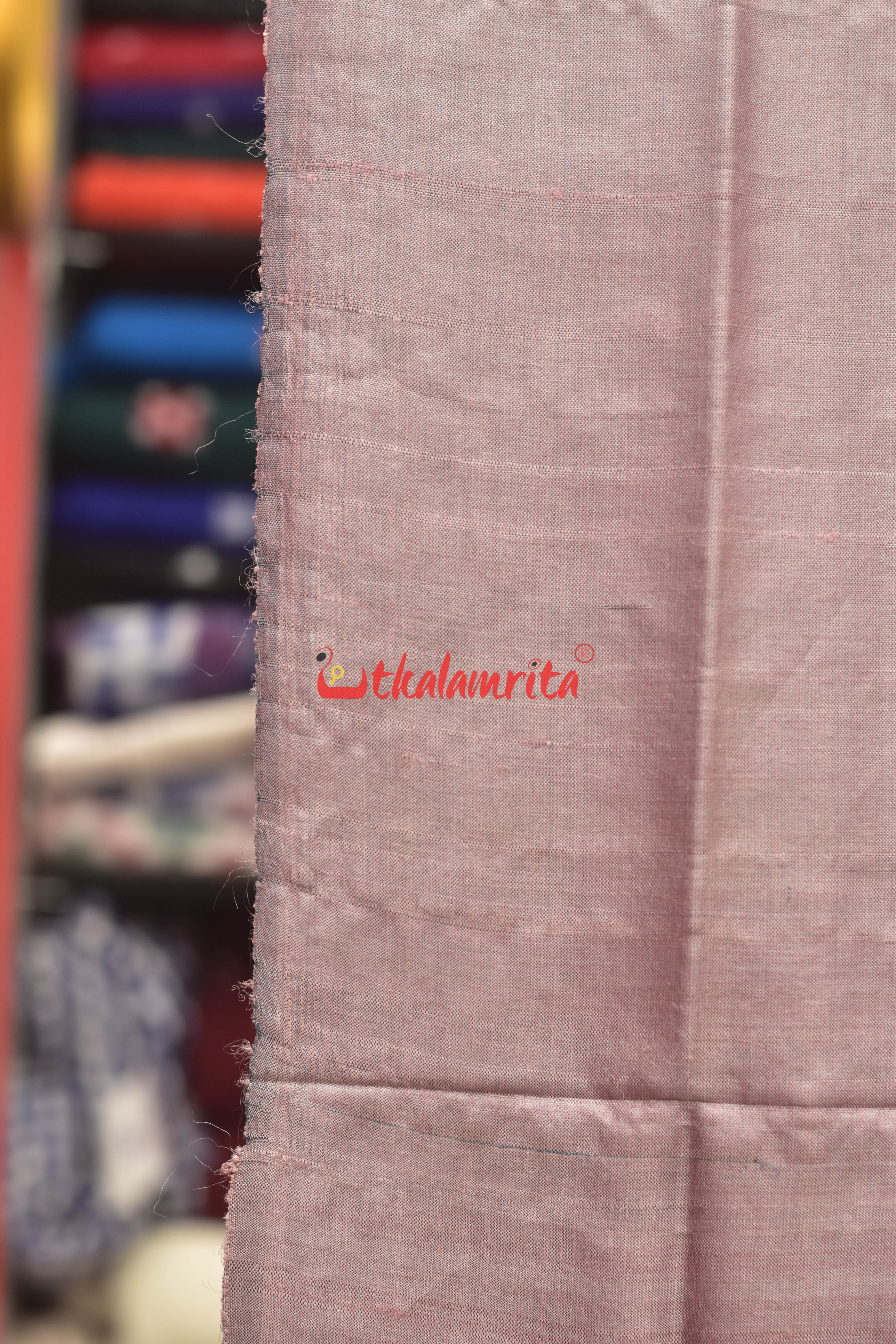Onion Pink Fine Tussar Plain (Stole)