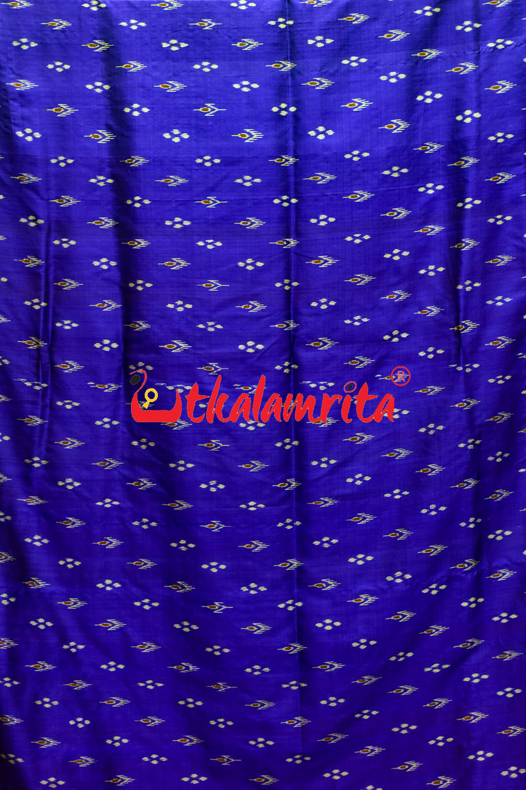 Blue Red Mayurachandrika Dongria Silk Saree