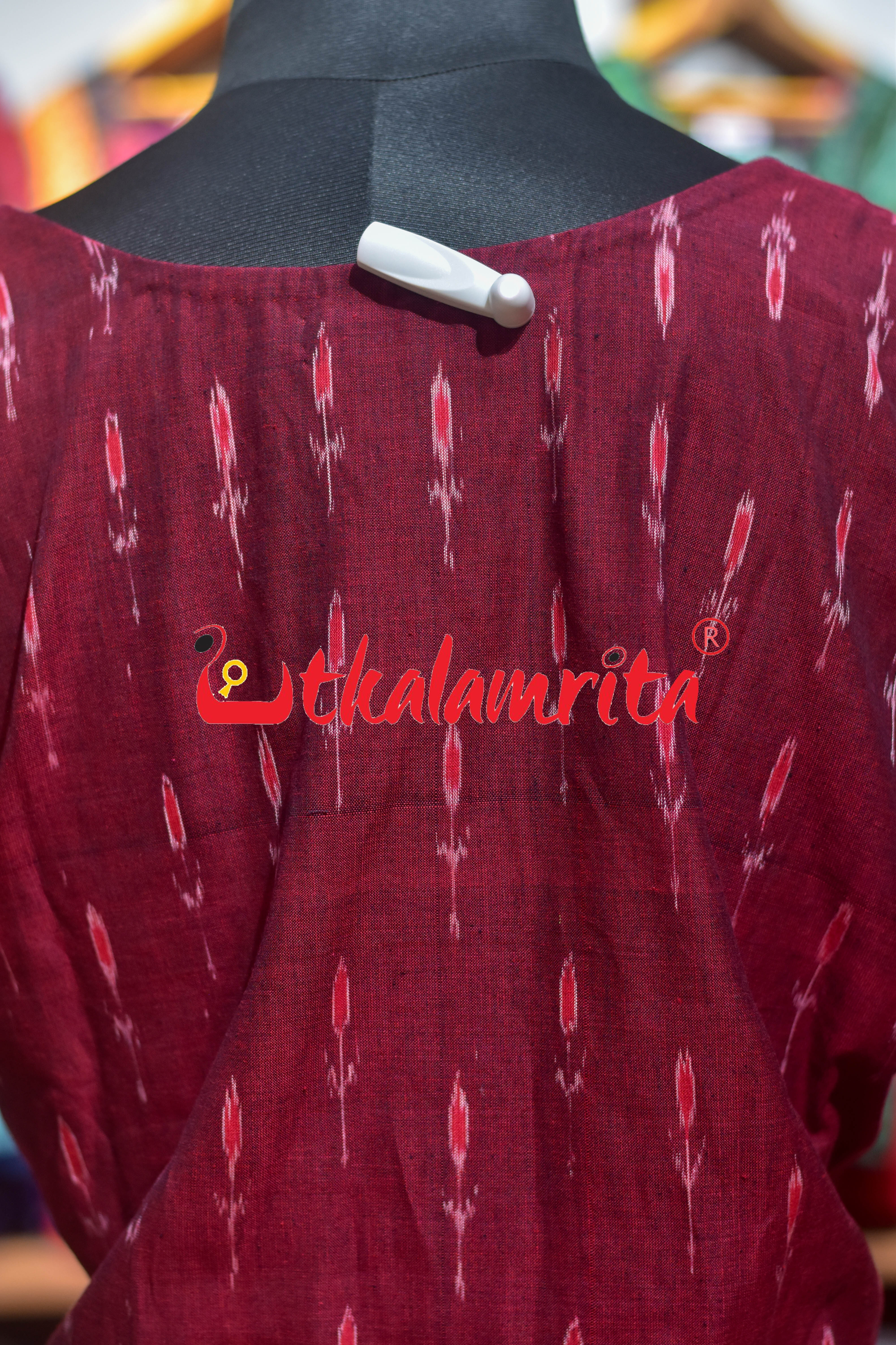 Maroon Labanga Total Pasapali (Ladies Kurti)