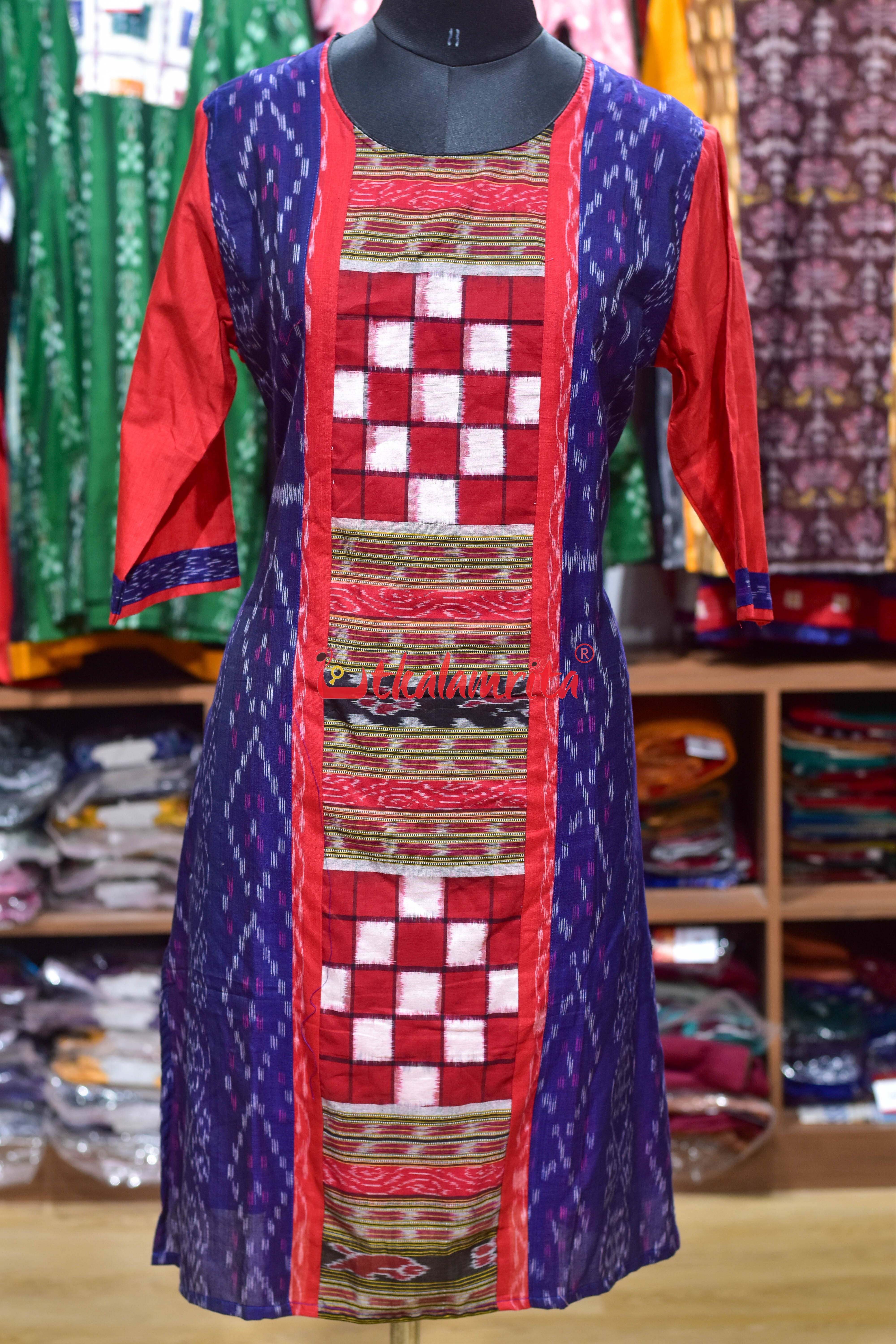 Sambalpuri Tarang Ikat Dress