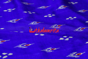 Blue Red Mayurachandrika Dongria Silk Saree