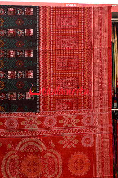 Half Half Bandha Pasapali Cotton Saree