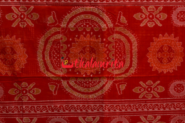 Half Half Bandha Pasapali Cotton Saree