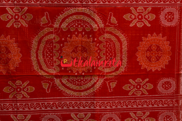 Half Half Bandha Pasapali Cotton Saree