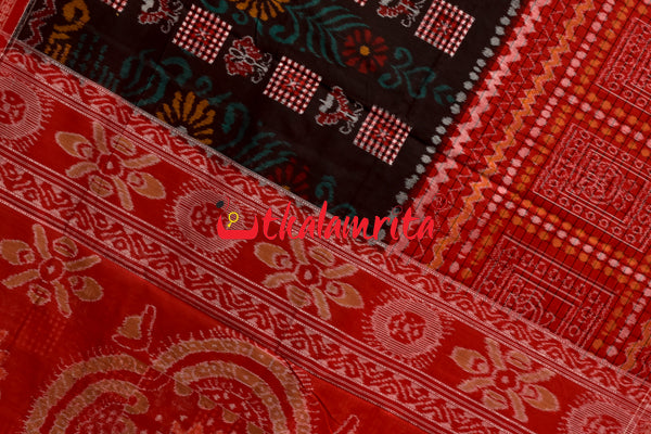 Half Half Bandha Pasapali Cotton Saree