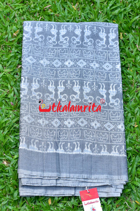 Grey Tribals Cotton (Fabric)