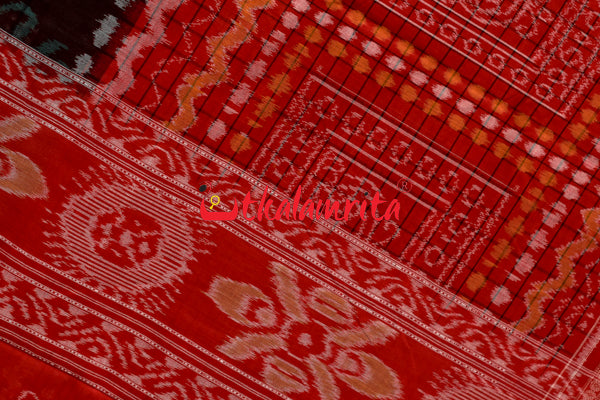 Half Half Bandha Pasapali Cotton Saree