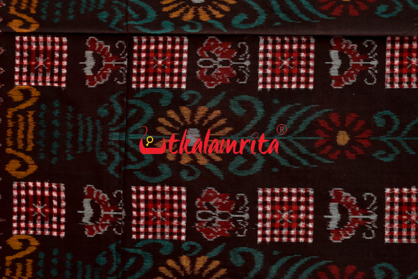 Half Half Bandha Pasapali Cotton Saree