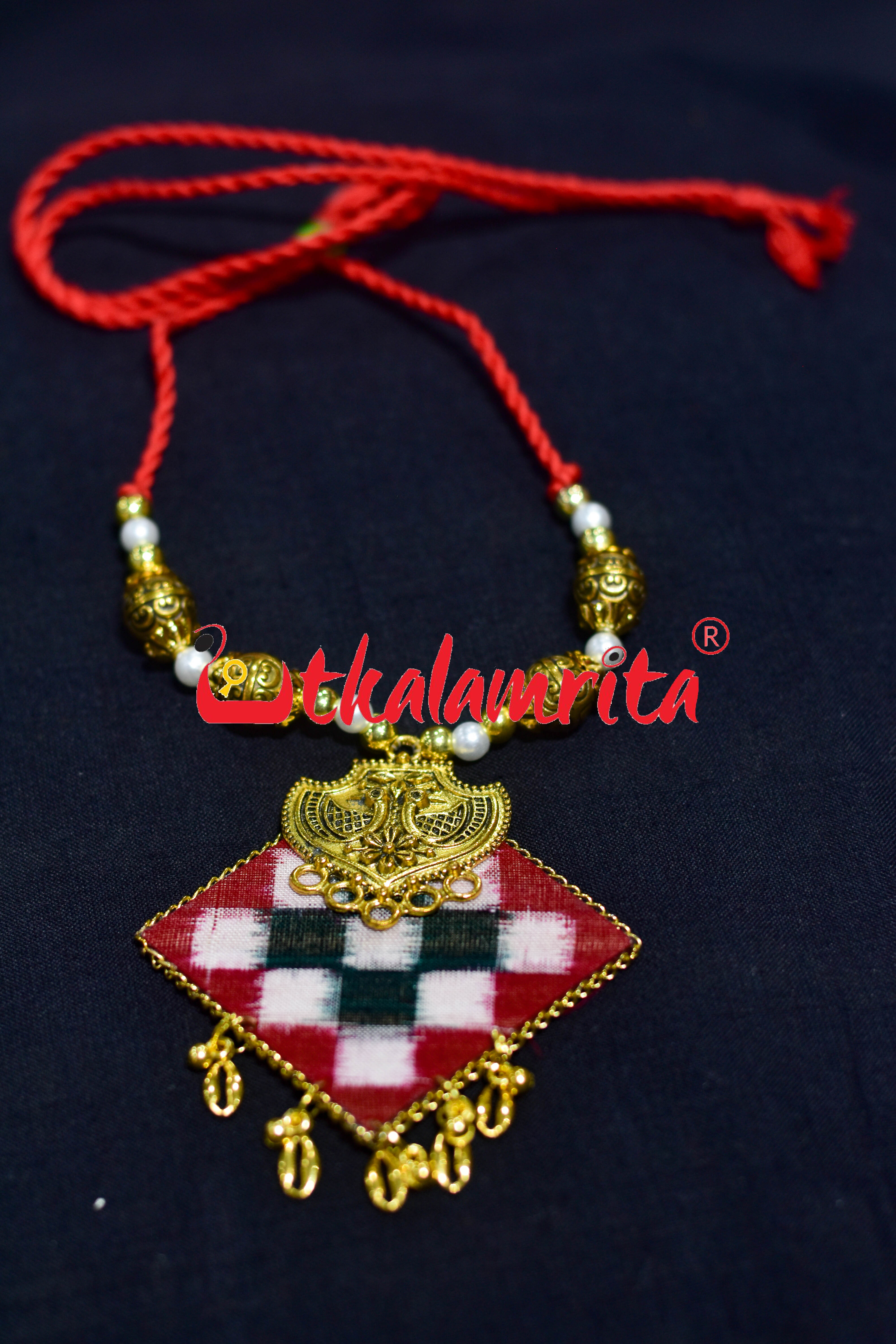 RGW Pasapali Golden Mayura Necklace Set