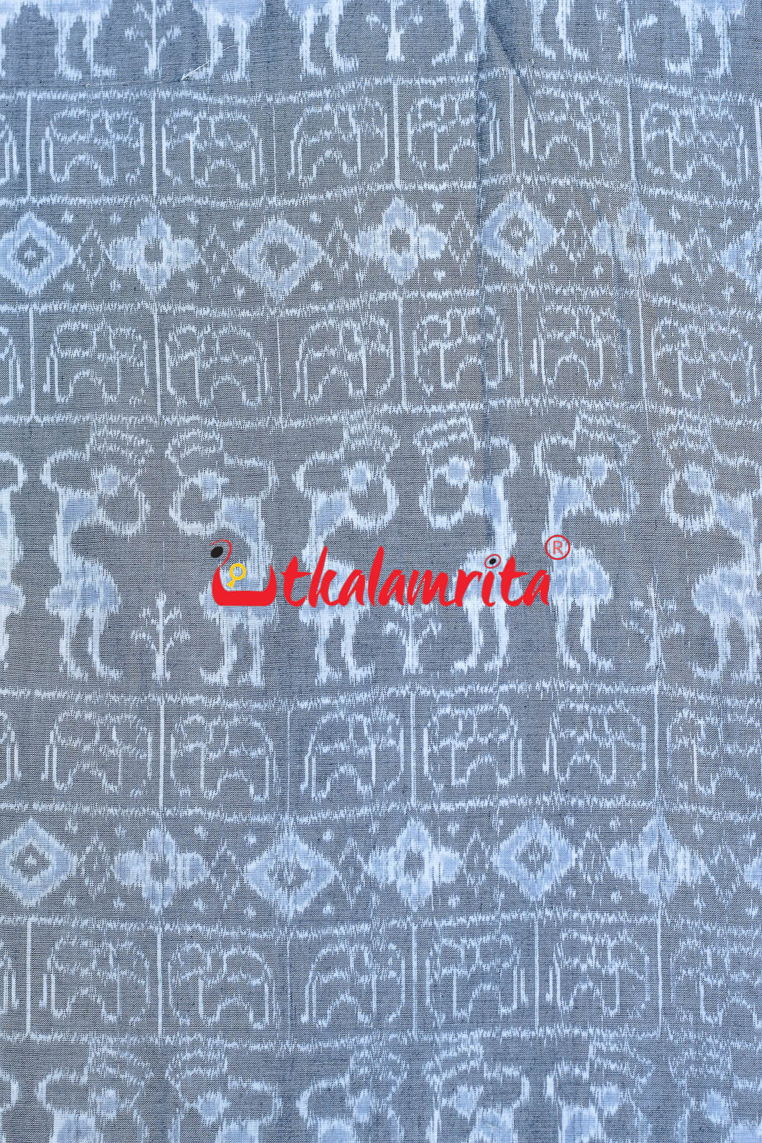 Grey Tribals Cotton (Fabric)