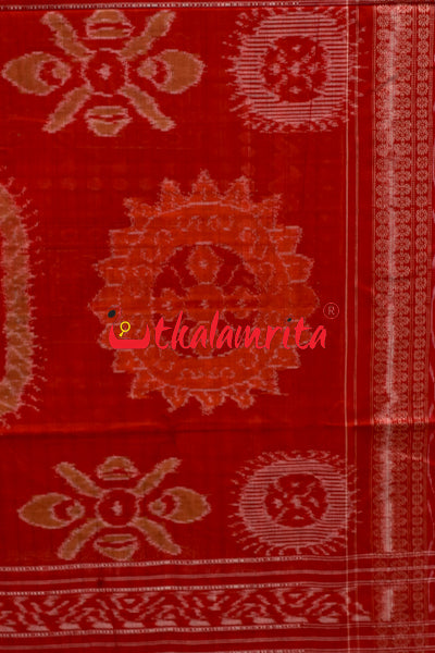 Half Half Bandha Pasapali Cotton Saree