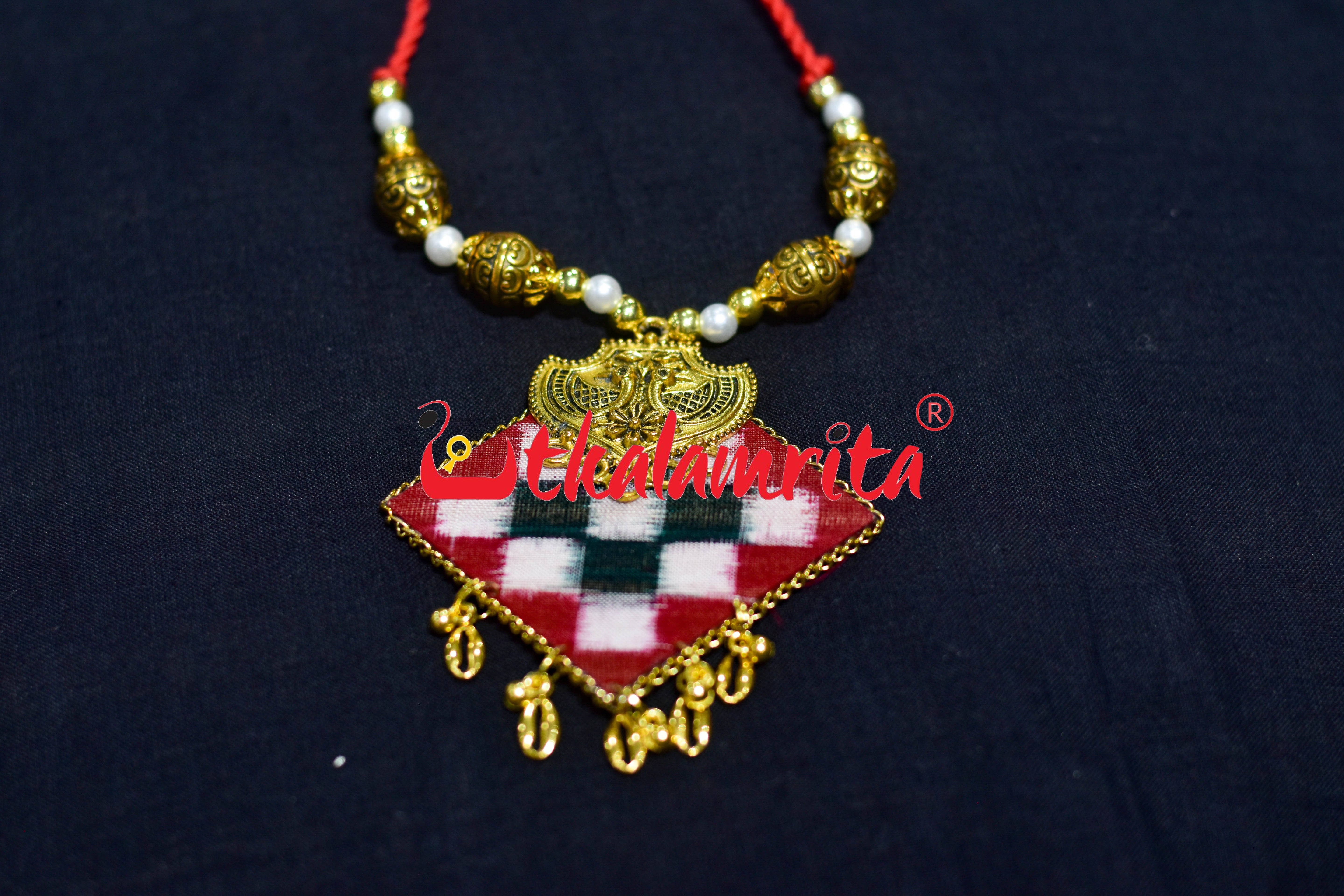 RGW Pasapali Golden Mayura Necklace Set