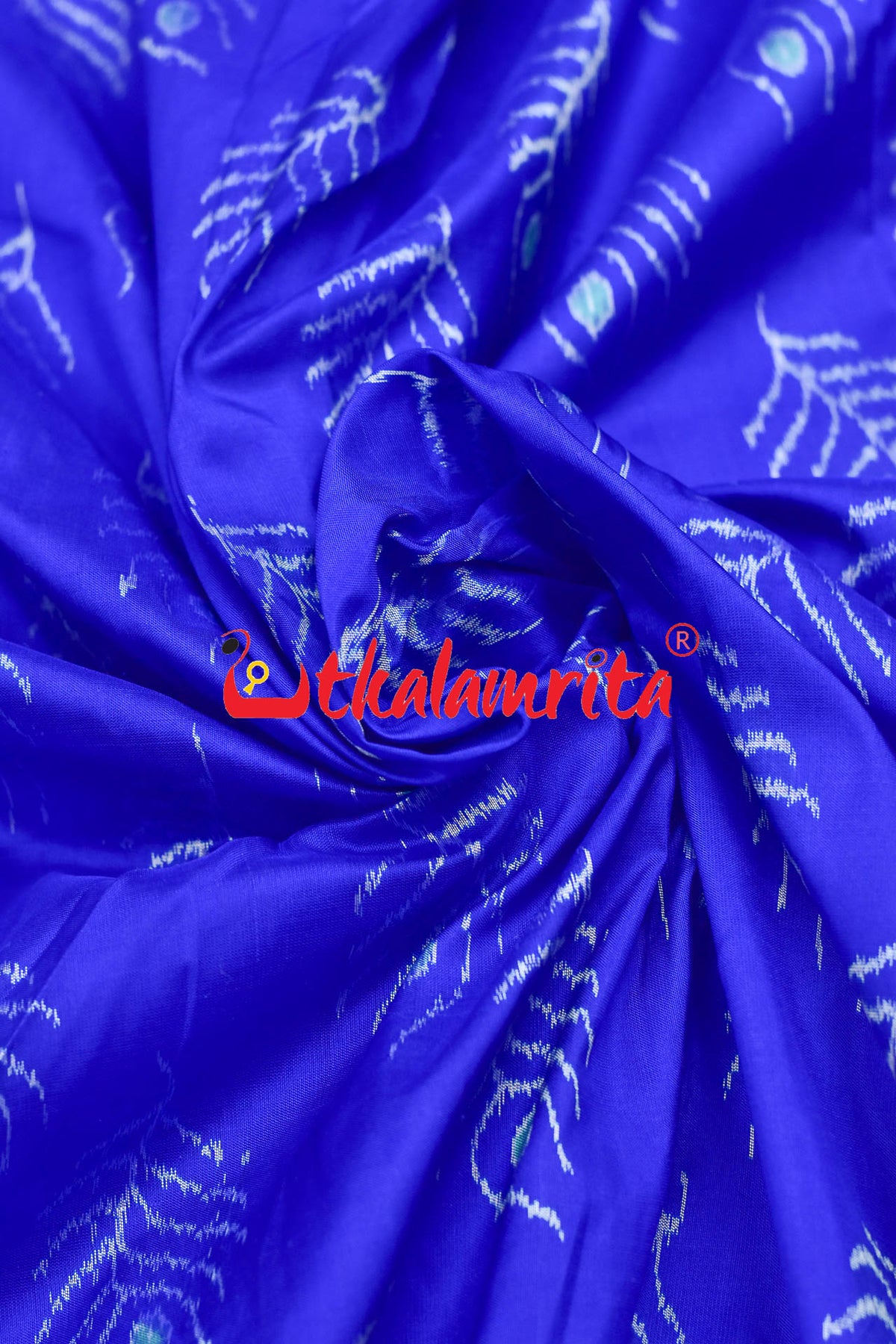 Persian Blue with Mayurapucha Silk (Fabric)