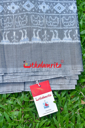 Grey Tribals Cotton (Fabric)