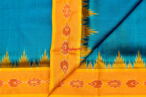 Krushna Yellow Buti Khandua Silk Saree