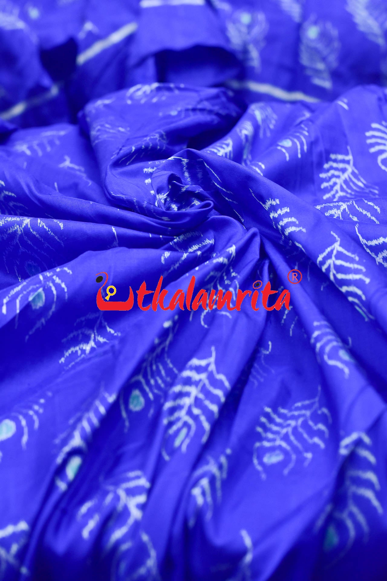 Persian Blue with Mayurapucha Silk (Fabric)