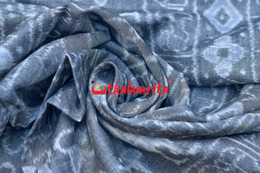 Grey Tribals Cotton (Fabric)