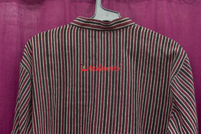 Black Coffee Lines Kotpad (Men's Half Kurta)