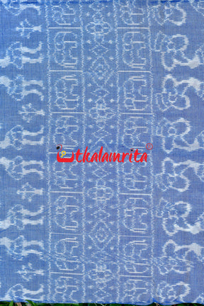 Light Blue Tribals Cotton (Fabric)