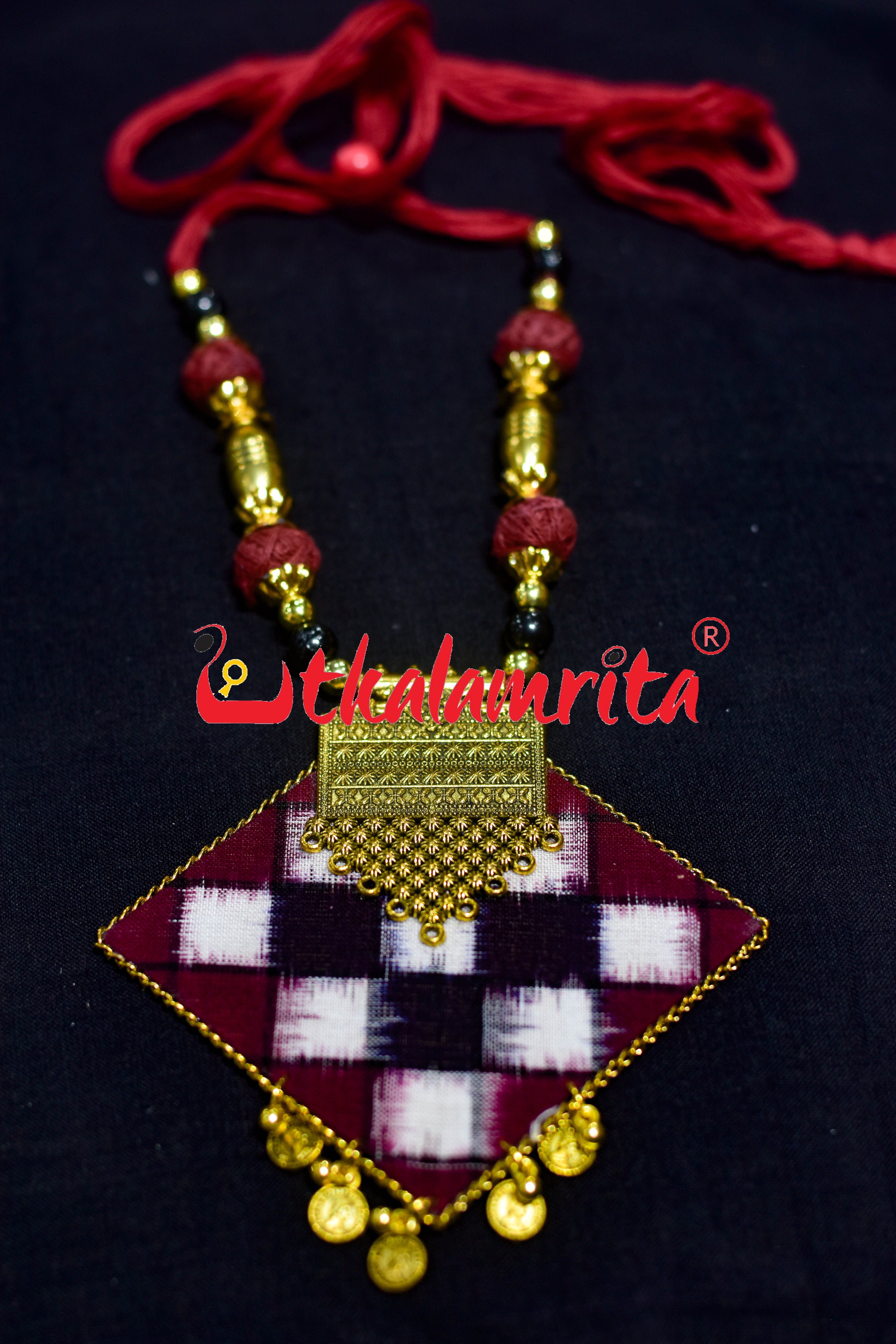 RBW Thikiri Pasapali Golden Big Necklace Set