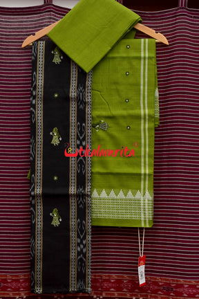 Black Mehendi Doll Bomkai Dress Set