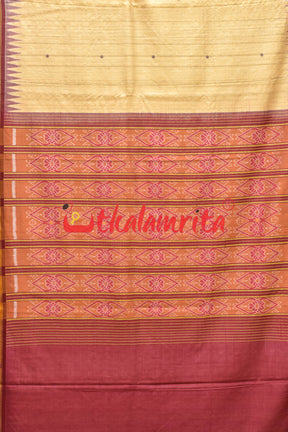 Natural Body Rudraksha Border Gopalpur Tussar Saree