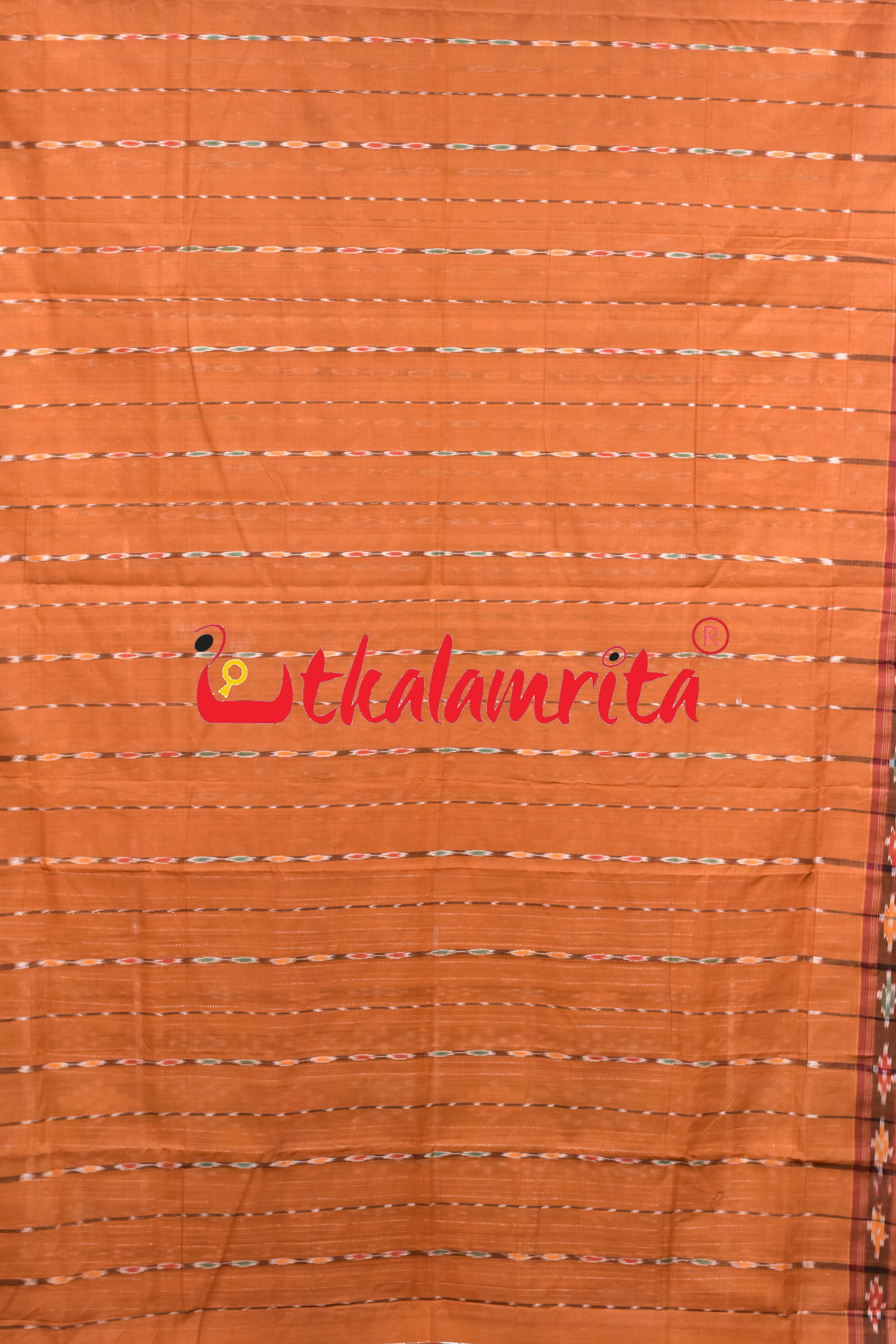 Brown Koli Maala Pittala Single Cotton Saree