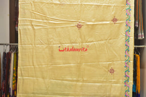 Nauka Paar Pattachitra Tussar Silk Saree