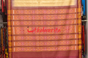 Natural Body Rudraksha Border Gopalpur Tussar Saree