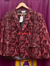 Coffee Math Cotton (Men's Blazer)