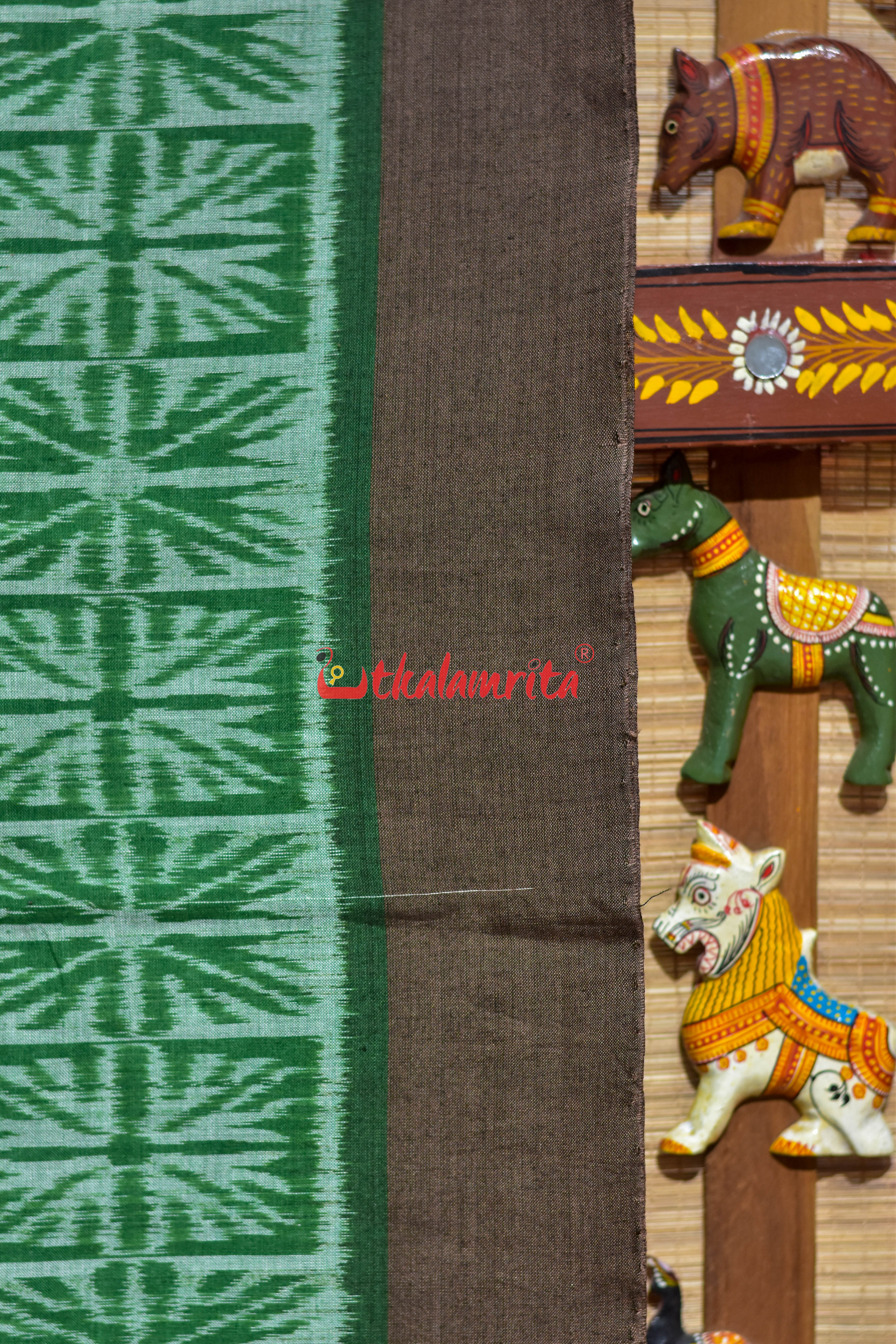 Clover Leaf Khandua Ikat Cotton Saree