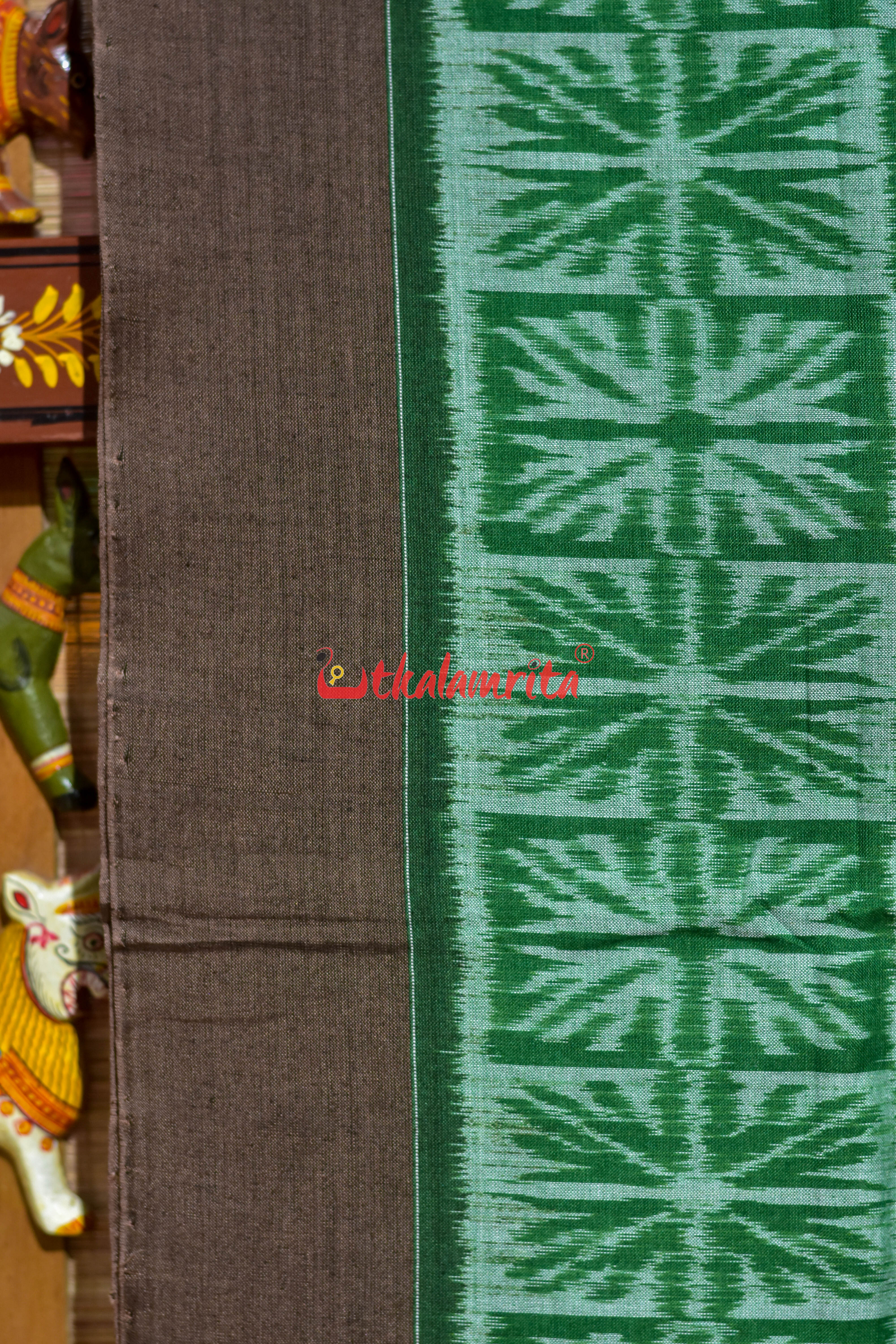 Clover Leaf Khandua Ikat Cotton Saree